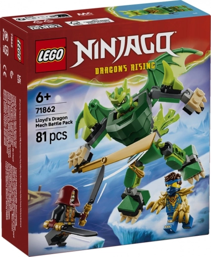 LEGO NINJAGO Lloydo drakono mechas – kovos rinkinys