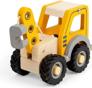 Children's Wooden Yellow Crane