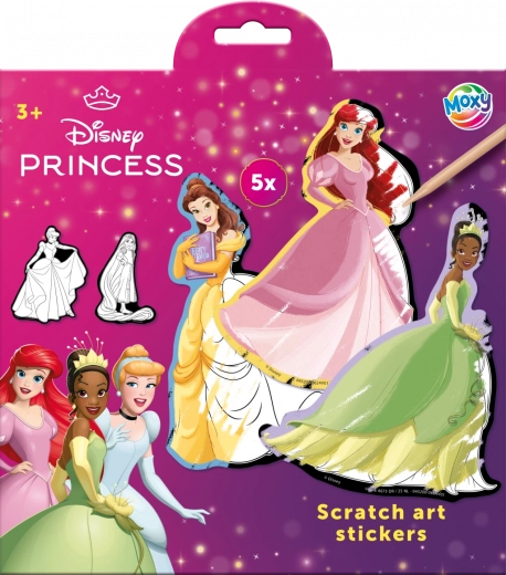 Nugramdomi lipdukai Disney Princesės 5 vnt.