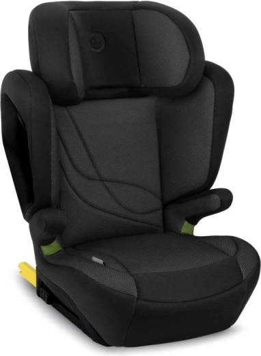 Automobilinė kėdutė MoMi MEI juoda, 100–150 cm, su ISOFIX