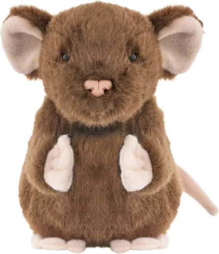 Ruda pliušinė pelė 13 cm