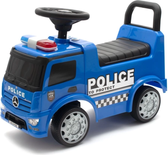 Children's MERCEDES Baby Mix Police Ride-On with Sounds – Blue