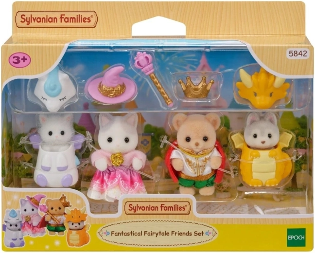 Sylvanian Families vaikai pasakų kostiumuose – figūrėlių rinkinys