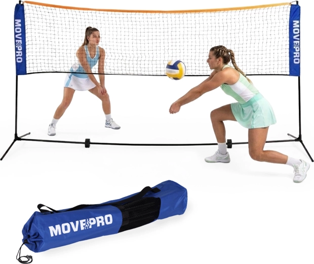 Moveppro universali sulankstoma sporto tinklo sistema 31 305 d7 140 cm su krepu