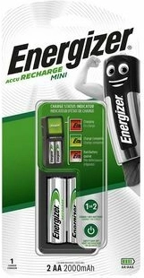 Energizer mini įkroviklis AA/AAA + 2× AA Power Plus 2000 mAh