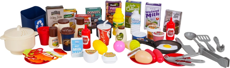 Extensive accessories for little chefs
