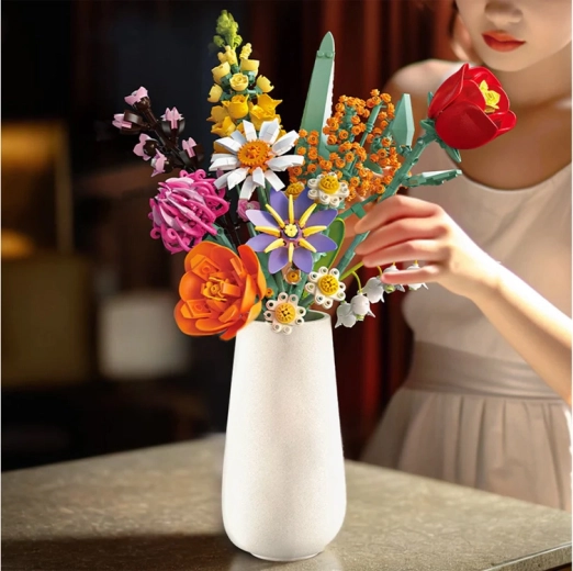 Pilnai reguliuojami stiebai ir žiedai