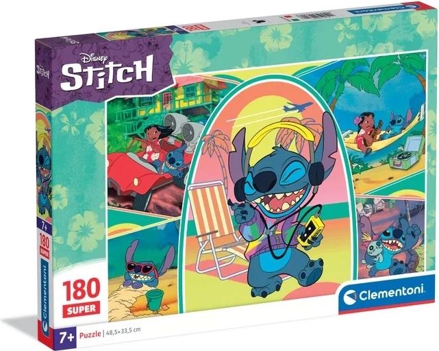 180 dalių dėlionė – DISNEY Stitch nuo Clementoni
