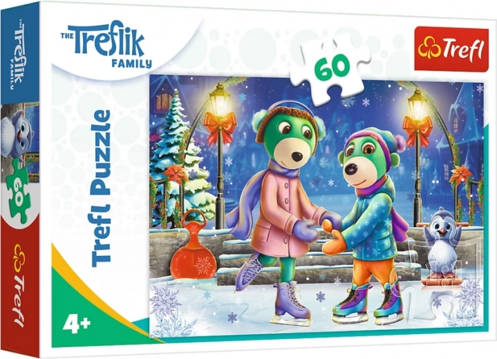 Dėlionė „Žiema pas Treflikus“ (60 dalių)