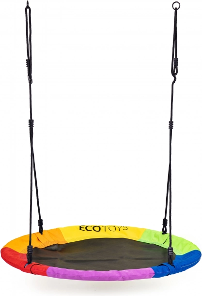 Sodo lizdinės supynės 100 cm, daugiaspalvės ECOTOYS