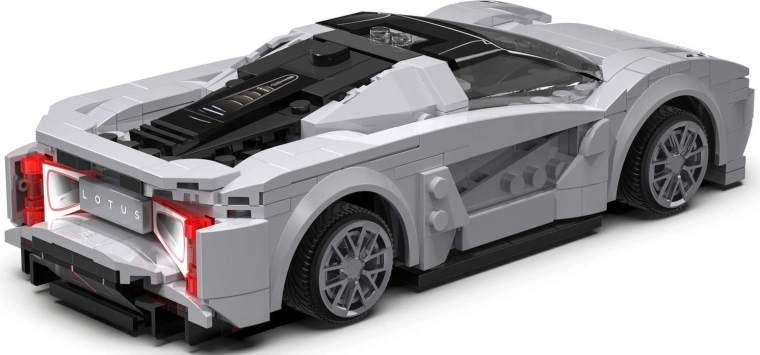 Išsamus LOTUS Evija legendos dizainas