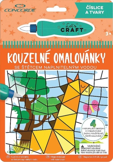 Magiškos spalvinimo knygelės CONCORDE – skaičiai ir formos