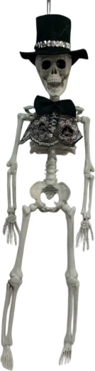 Party Skeleton in Suit Decoration