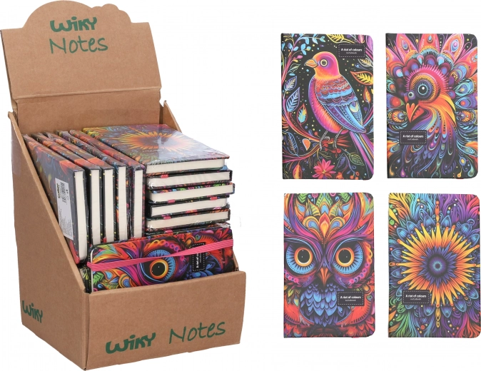 Lined notebook 14 × 8.6 cm, 80 pages