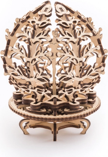 Medinė mechaninė 3D dėlionė gėlė UGEARS (101 detalė)