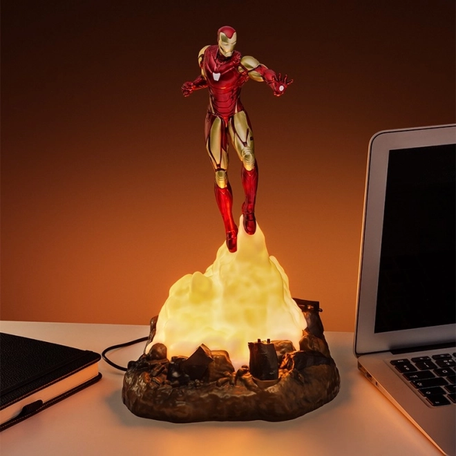 Illuminated Iron Man Figure