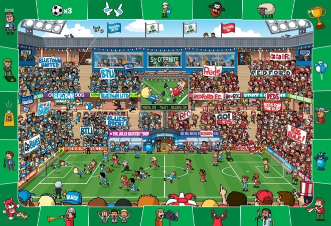 Dėlionė EUROGRAPHICS Spot & Find futbolas 100 detalių