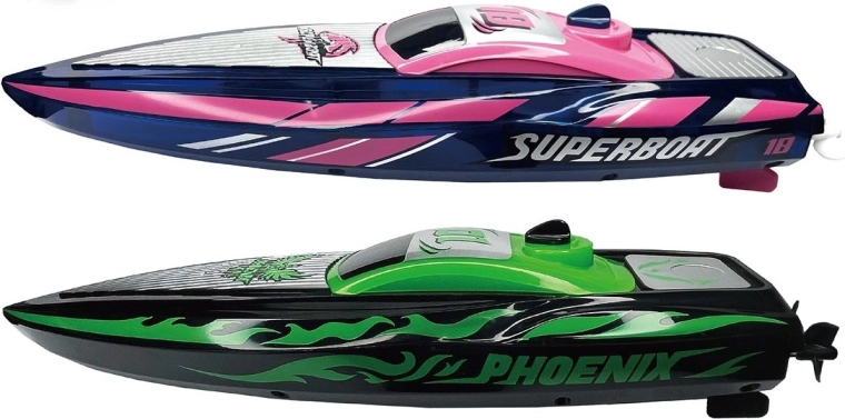 Fast Remote-Controlled RC Speedboat