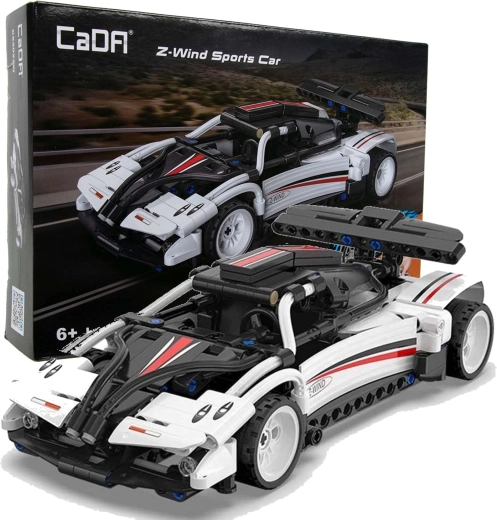 CaDA Z-Wind sportinis lenktyninis automobilis su atgalinės eigos (pull-back) pavara