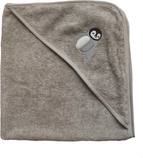 Petú Petú children’s hooded towel - penguin