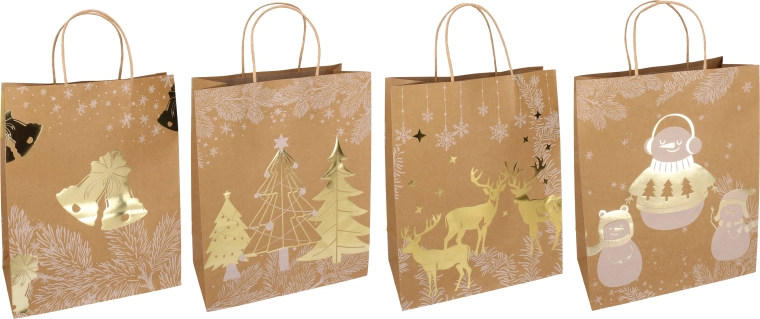 Christmas Gift Bag S 27 × 11 × 21 cm - 1 piece