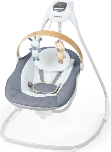 Ingenuity SimpleComfort Chambray Musical Swing