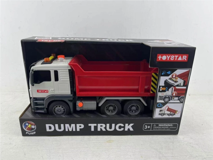 Interactive construction dump truck with sound and lights