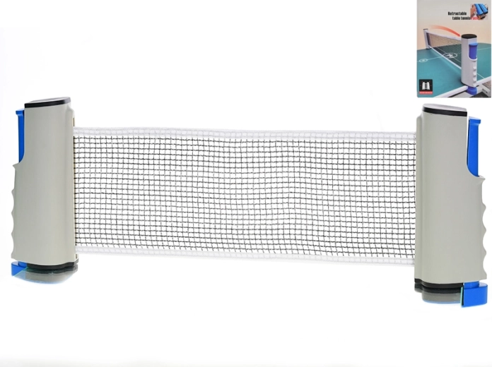 Table tennis net with stand, extendable up to 175 cm