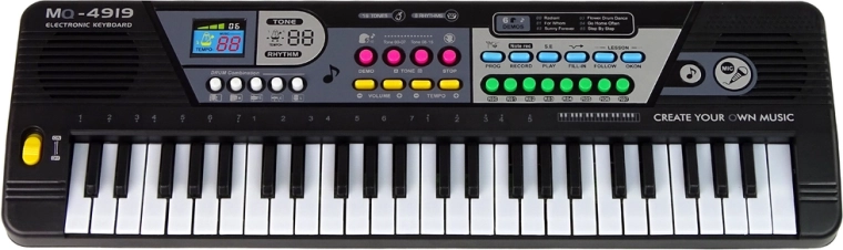 49 klavišų natūraliam grojimui
