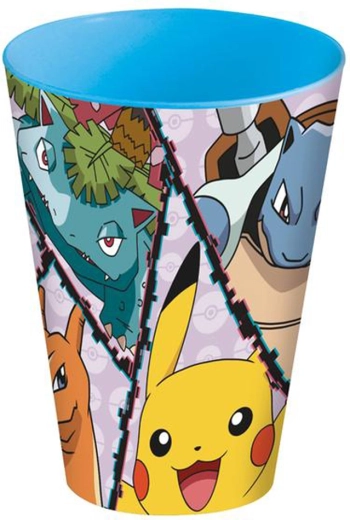Plastikinis puodelis Pokémon 430 ml, mėlynas