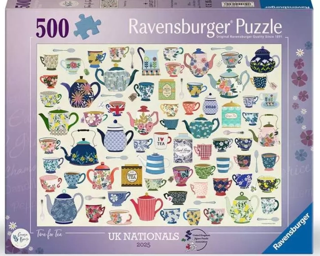 Ravensburger dėlionė „Laikas arbatai“ 500 detalių