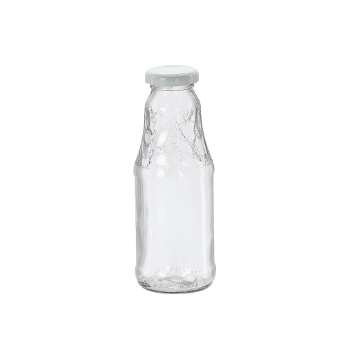 Stiklinis butelis 330 ml su 38 mm dangteliu sultims ir sirupams