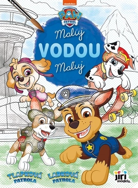 Spalvinimo knygelė „Spalvink vandeniu“ Paw Patrol 19 × 26,5 cm