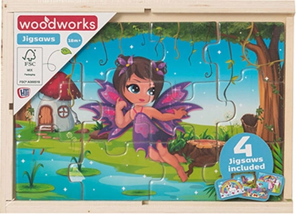 Wooden Puzzles Fairies and Unicorns
