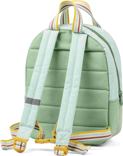 Lilliputiens children's backpack Mix & Match green