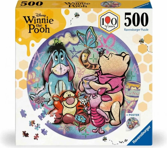 Ravensburger Round Puzzle Winnie the Pooh 500 Pieces