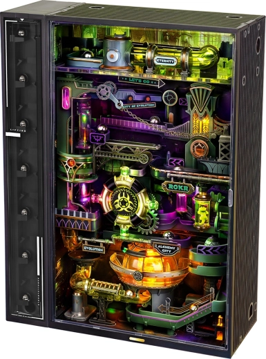 RoboTime 3D mechaninis rutuliukų takelis „Alchemijos miestas“