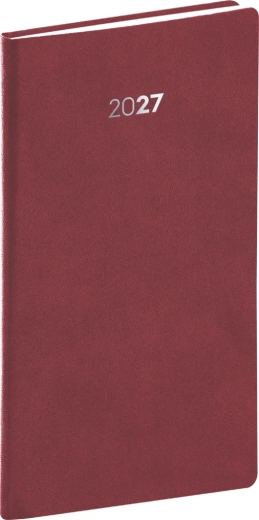 Notique kišeninis kalendorius Balakon 2027 bordo 9 × 15,5 cm