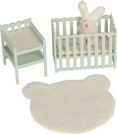 Lundby children's room furniture for a dollhouse