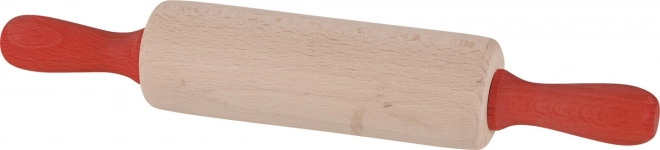 Children's rolling pin with red handles