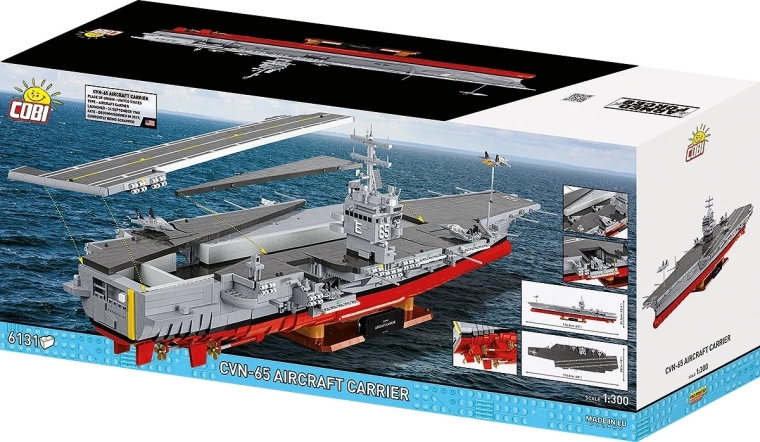 Konstruktorius COBI lėktuvnešis CVN-65 – 6131 detalės