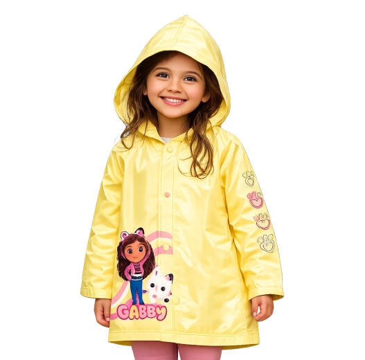 Children's Transparent Paw Patrol Skye Raincoat