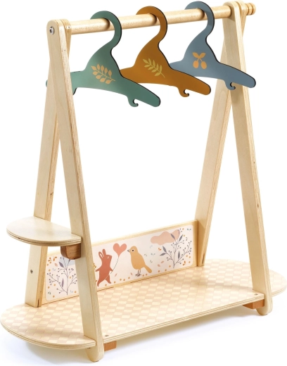 Djeco Pomea doll clothes hanger
