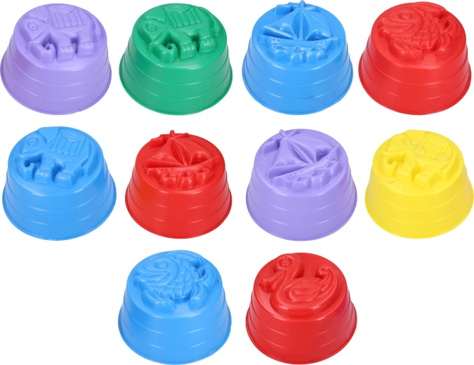 Didelė plastikinė smėlio formelė 15 × 8 cm