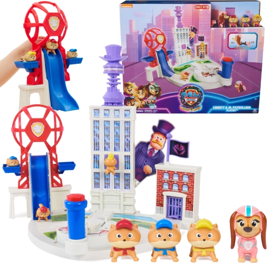 PAW Patrol: The Mighty Movie Liberty and Junior Pups Playset
