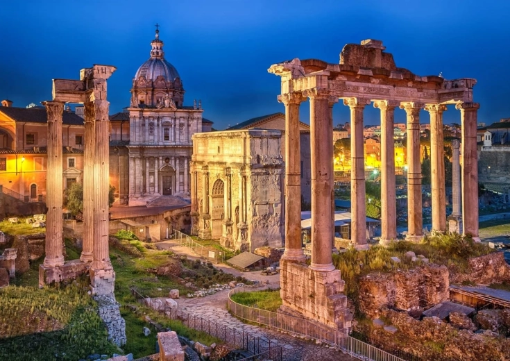 Tapyba pagal skaičius Forum Romanum 40 × 50 cm