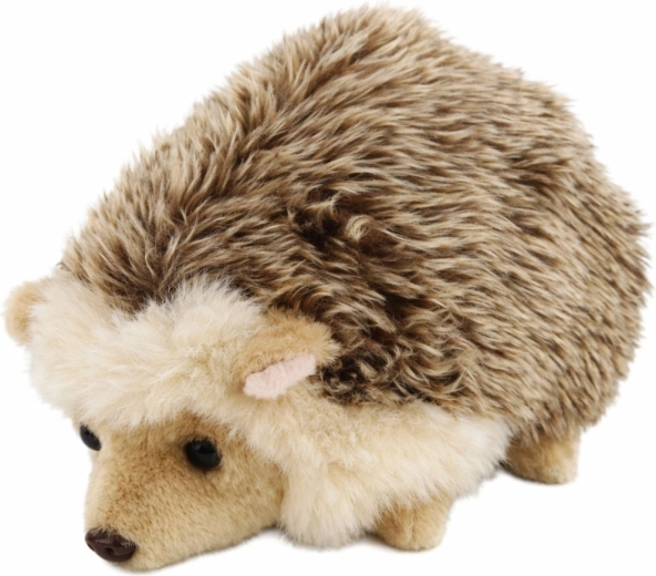 Brown plush hedgehog 16 cm