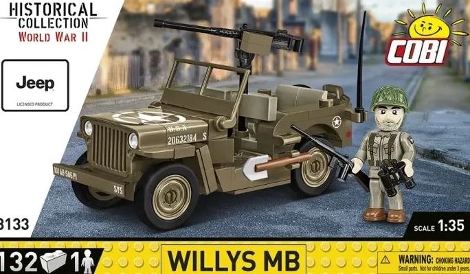 COBI WILLYS MB – military jeep building set 1:35