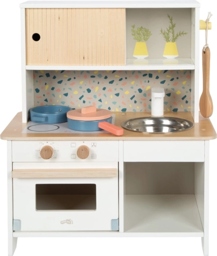 Removable metal sink and practical accessories