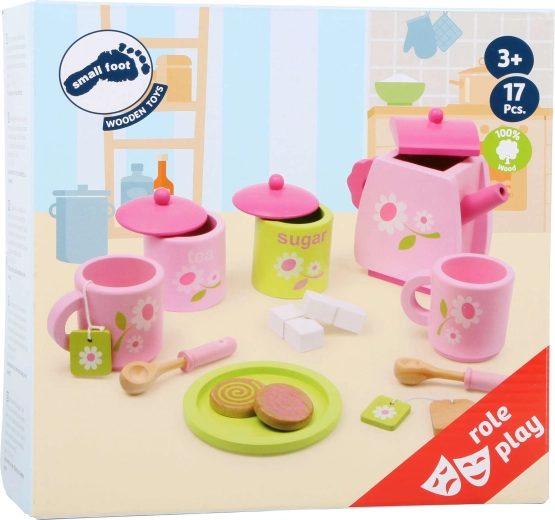 Wooden toy for little hosts